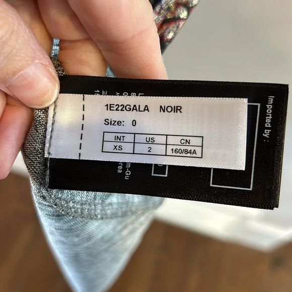 ba&sh Gala Metallic Cross Top Gathered Puff Sleeve Mini Dress - Picture 13 of 15